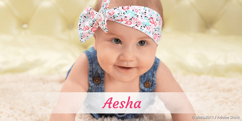 Baby mit Namen Aesha