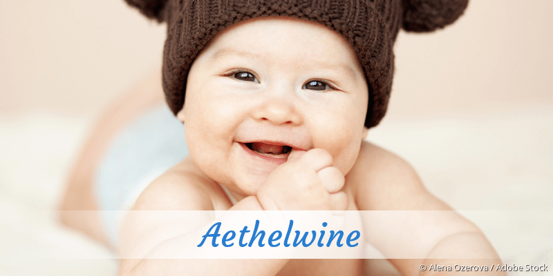 Baby mit Namen Aethelwine