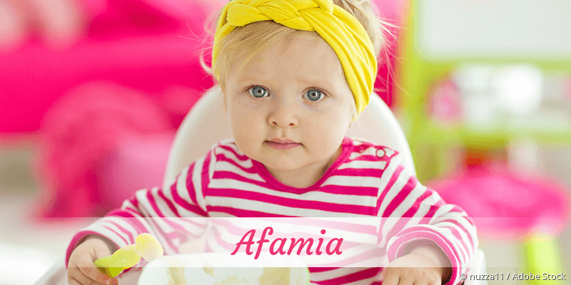 Baby mit Namen Afamia