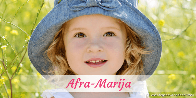 Baby mit Namen Afra-Marija