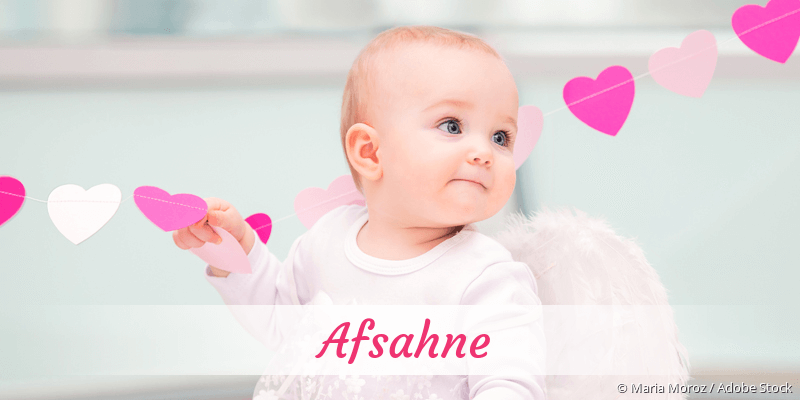 Baby mit Namen Afsahne