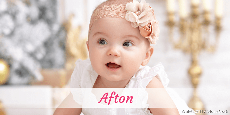 Baby mit Namen Afton