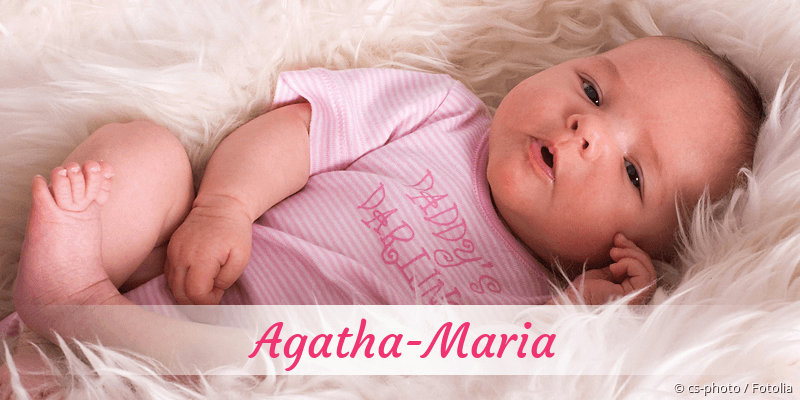 Baby mit Namen Agatha-Maria