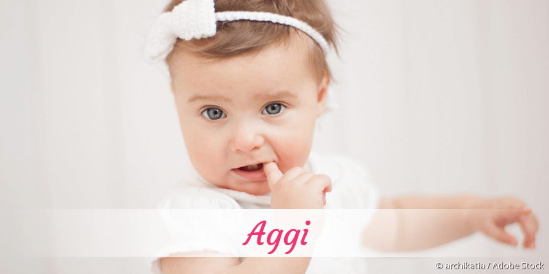 Baby mit Namen Aggi
