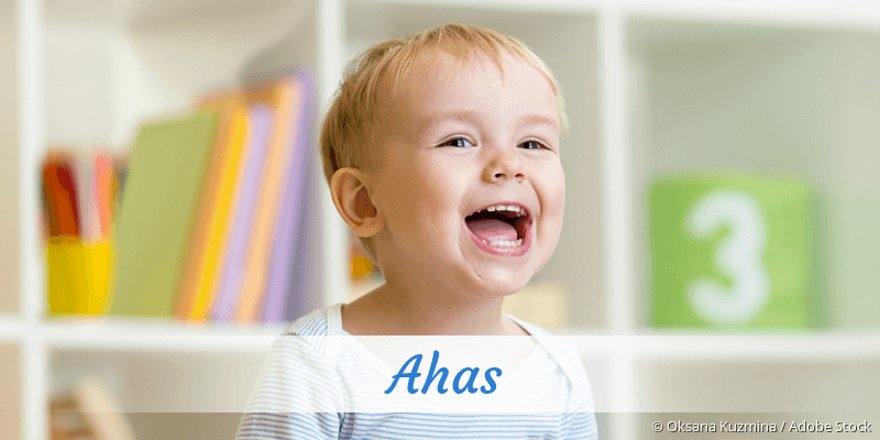 Baby mit Namen Ahas