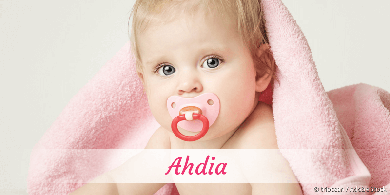 Baby mit Namen Ahdia