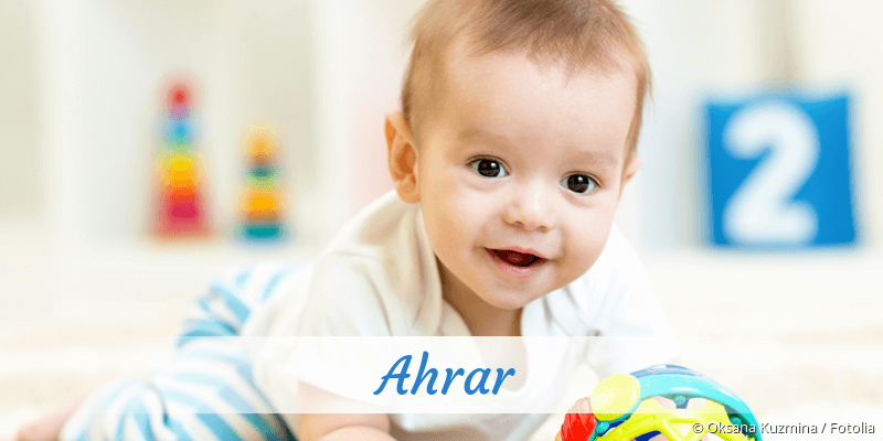 Baby mit Namen Ahrar