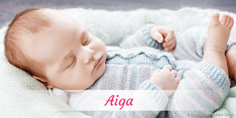 Baby mit Namen Aiga