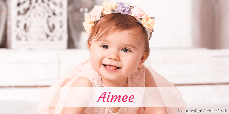 Baby mit Namen Aimee