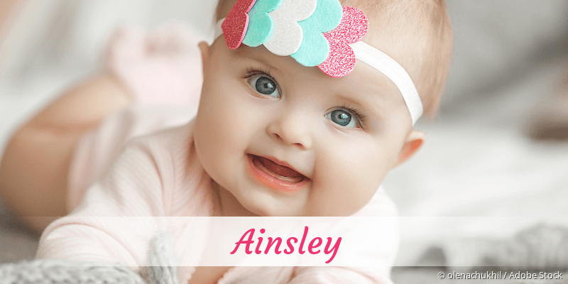 Baby mit Namen Ainsley