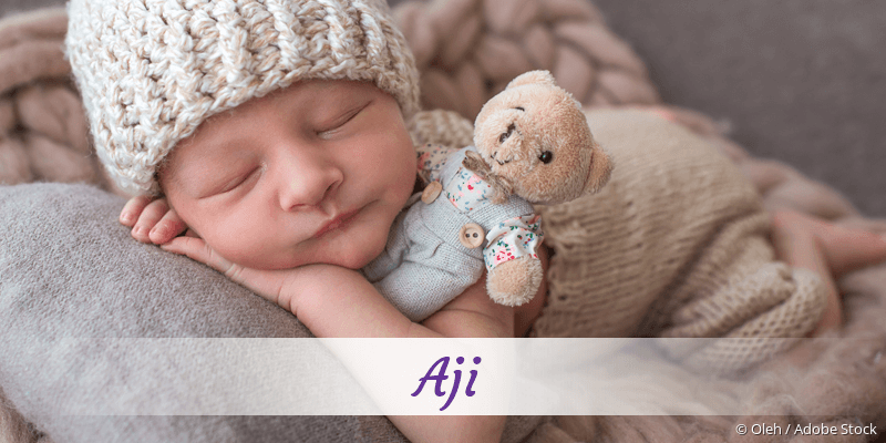 Baby mit Namen Aji