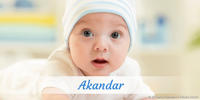 Baby mit Namen Akandar