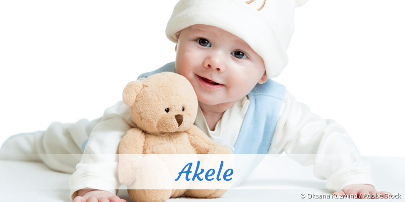 Baby mit Namen Akele