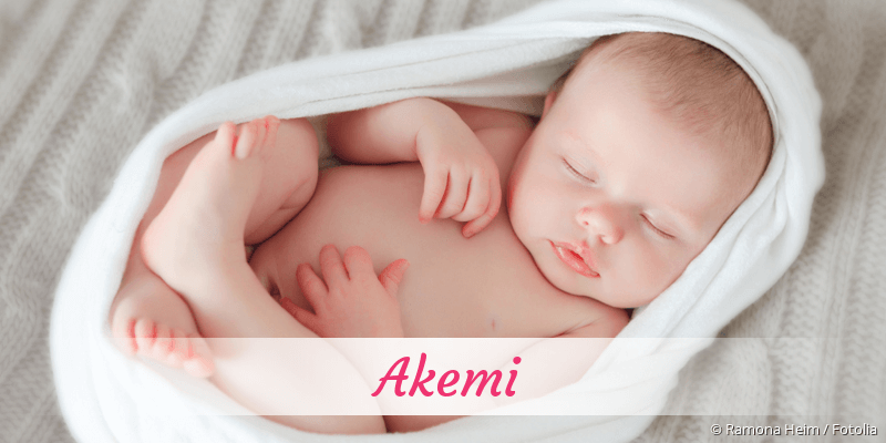 Baby mit Namen Akemi