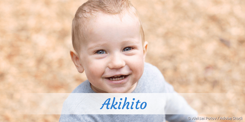 Baby mit Namen Akihito