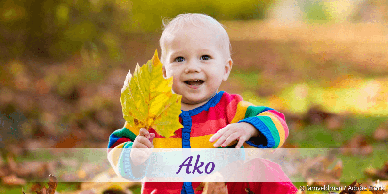 Baby mit Namen Ako