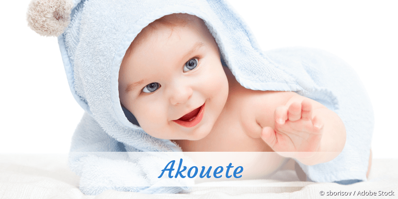 Baby mit Namen Akouete