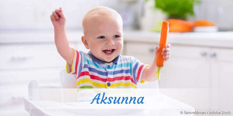 Baby mit Namen Aksunna