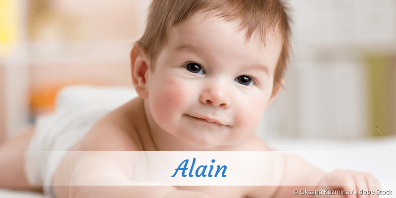 Baby mit Namen Alain