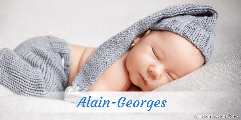 Baby mit Namen Alain-Georges