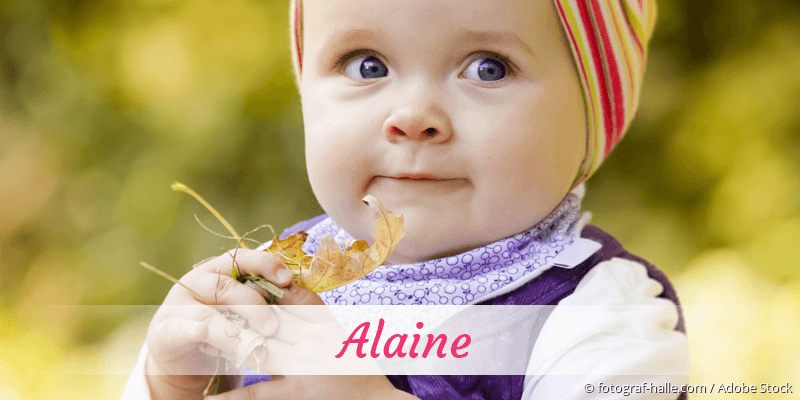 Baby mit Namen Alaine