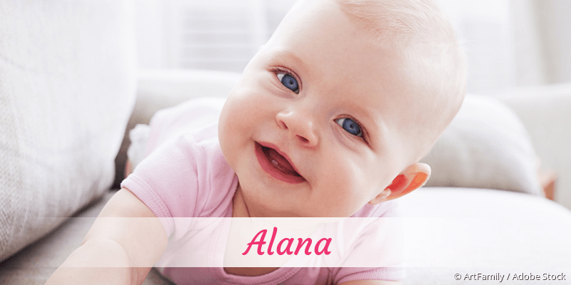 Name Alana als Bild