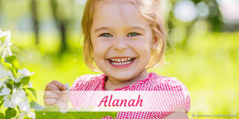 Baby mit Namen Alanah