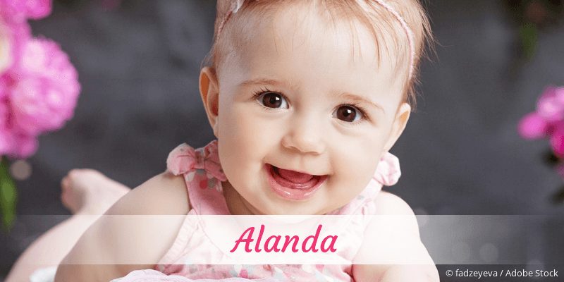 Baby mit Namen Alanda