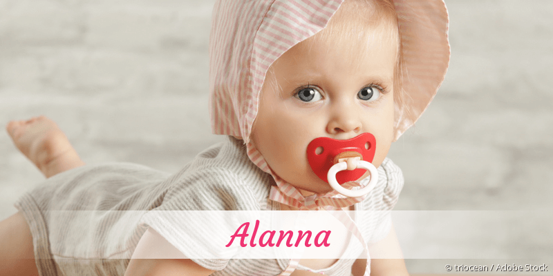 Baby mit Namen Alanna