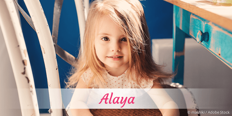 Baby mit Namen Alaya