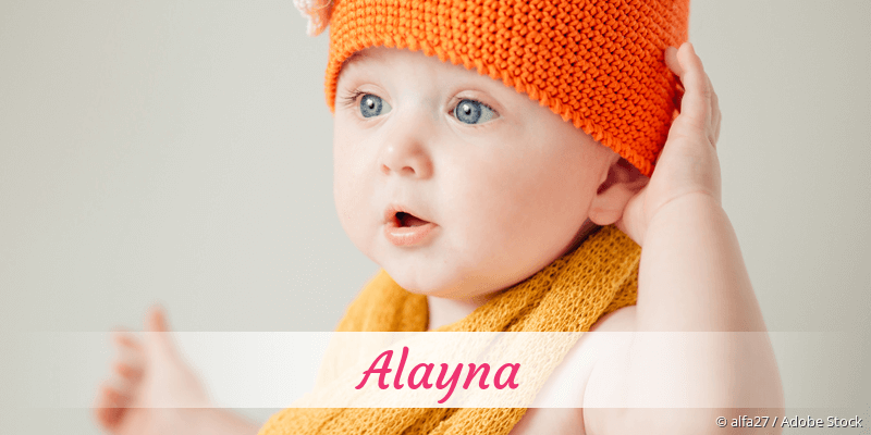 Baby mit Namen Alayna