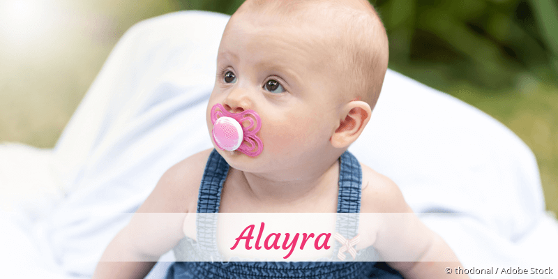 Baby mit Namen Alayra
