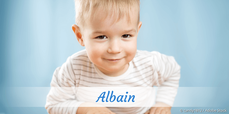 Baby mit Namen Albain
