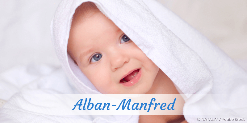 Baby mit Namen Alban-Manfred
