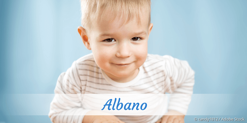 Baby mit Namen Albano