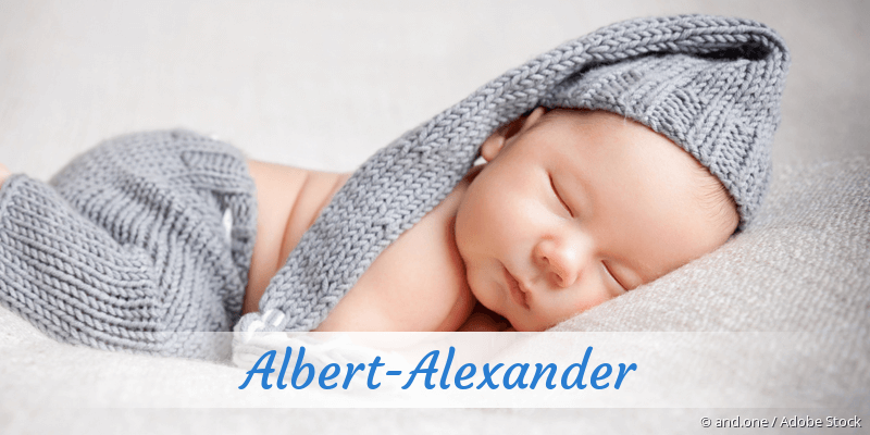 Baby mit Namen Albert-Alexander