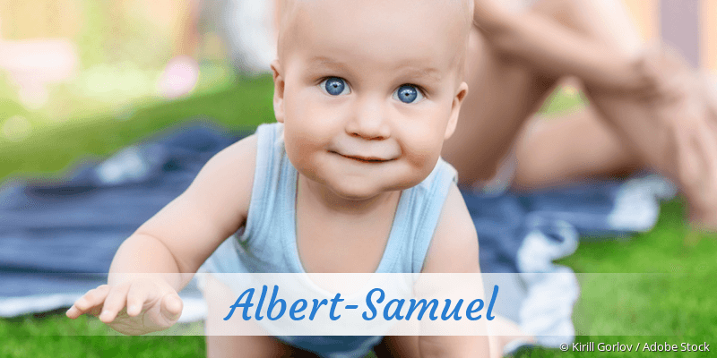 Baby mit Namen Albert-Samuel