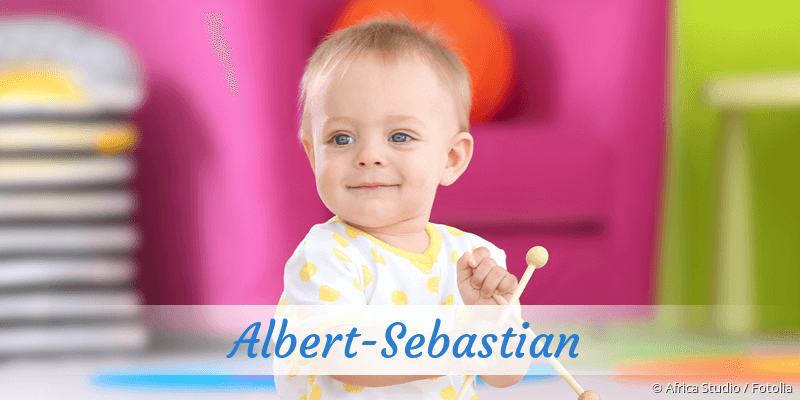 Baby mit Namen Albert-Sebastian