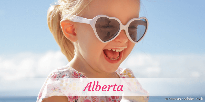 Baby mit Namen Alberta