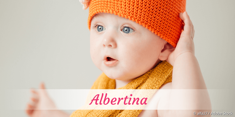 Baby mit Namen Albertina