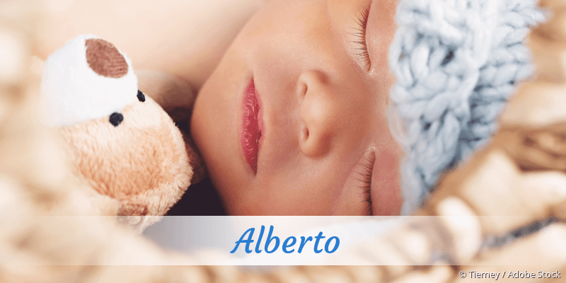 Baby mit Namen Alberto