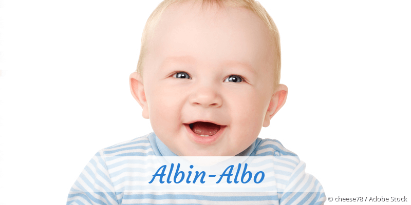 Baby mit Namen Albin-Albo