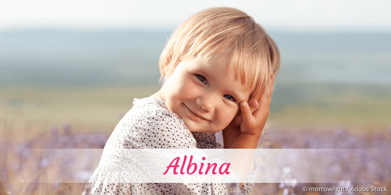 Baby mit Namen Albina