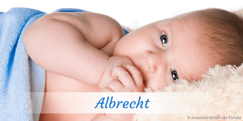 Baby mit Namen Albrecht