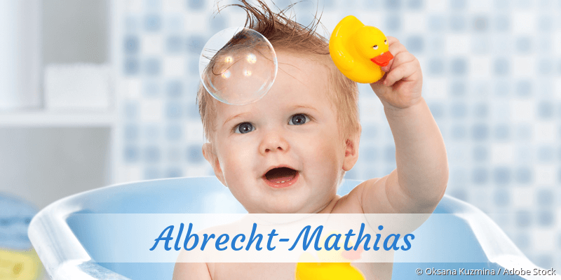 Baby mit Namen Albrecht-Mathias