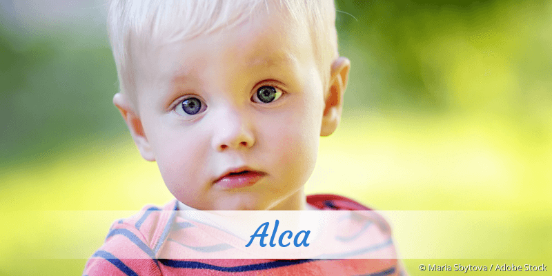 Baby mit Namen Alca