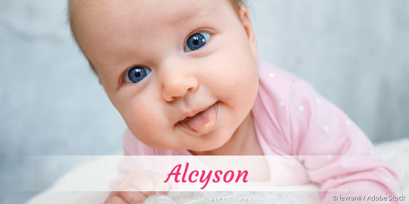 Baby mit Namen Alcyson