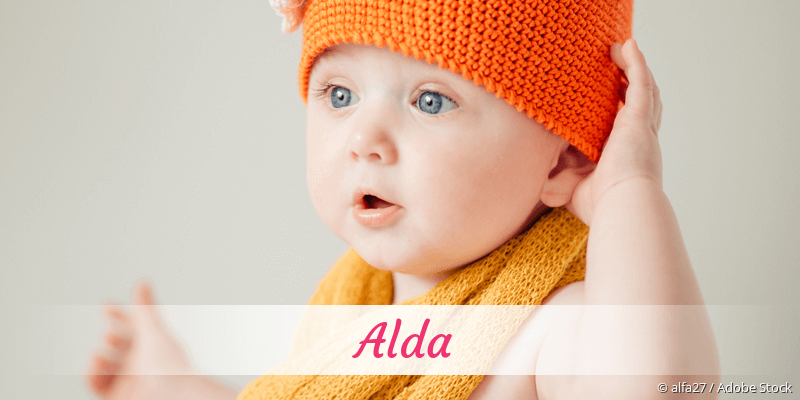Baby mit Namen Alda