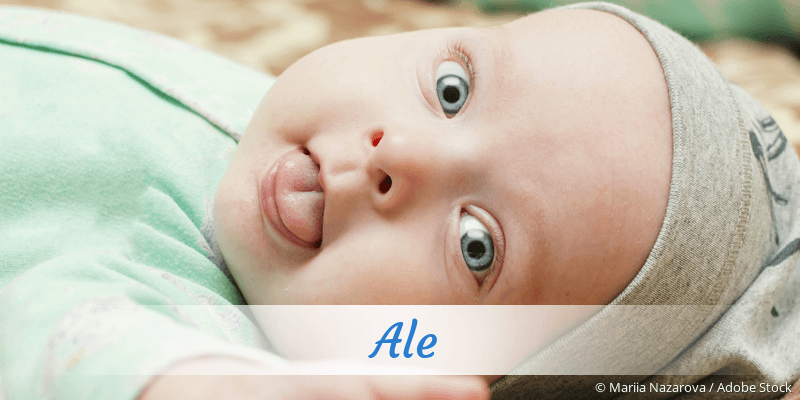 Baby mit Namen Ale