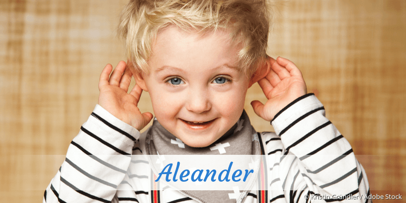 Baby mit Namen Aleander